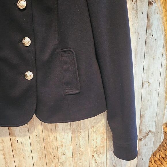 Tommy Hilfiger women's blazer jacket navy blue size 4 - Picture 3 of 9